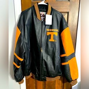 Vintage TN Vols Leather Coat